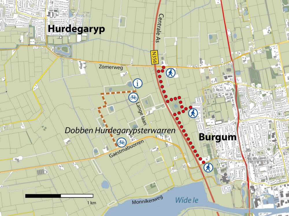 kaart dobben hurdegarypsterwarren