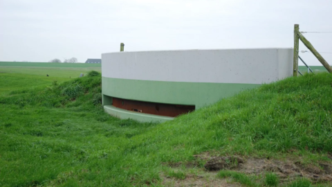 vogelbroedeiland en kijkscherm Noarderleech