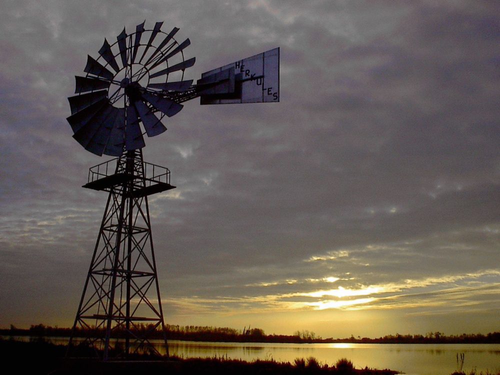 Amerikaanse windmotor Jan Durkspolder